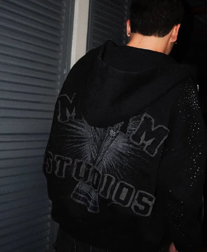 World Cup Portugal Momm Studios Black Hoodie