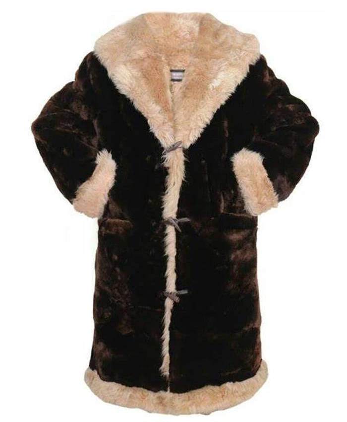 XXX Return of Xander Cage Shearling Beaver Trench Coat Front.webp
