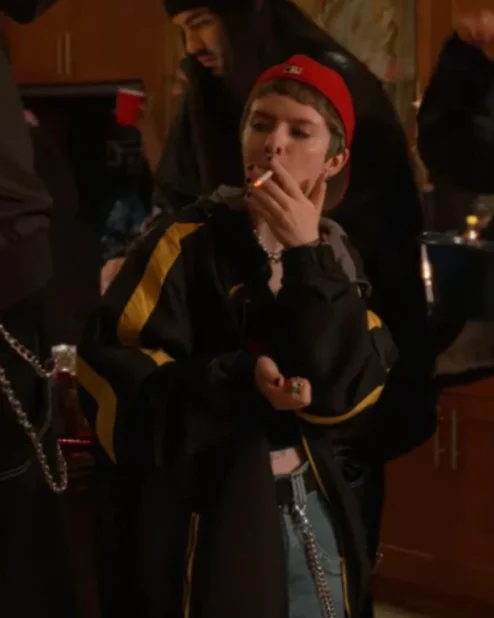 Y2K 2024 Lachlan Watson Black Coat.webp