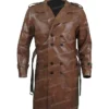 Yellowstone Origin 1883 James Brown Leather Trench Coat.jpg.webp
