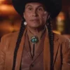 Yellowstone S04 Moses Brings Plenty Leather Coat front.webp